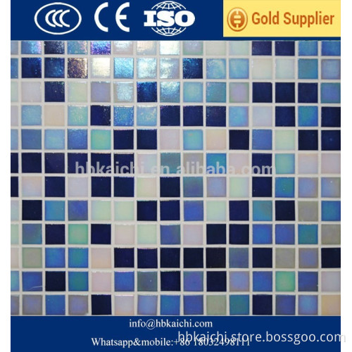 4mm 6mm 8 mm Swimming Pool Crystal Mosaic Glass Tile with factory price